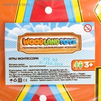 Рамка-вкладыш М. Монтессори &laquo;Паутинка 1&raquo; МИКС