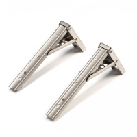 Кронштейн складной для столов и полок ТУНДРА, F001 , 2 шт., длина 200 мм., нержавеющая сталь 97039 Кронштейн складной для столов и полок ТУНДРА, F001 , 2 шт., длина 200 мм., нержавеющая сталь 97039