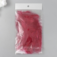 Перо декоративное гусиное пуховое "Бордо" набор 40 шт h=10-15 см Перо декоративное гусиное пуховое "Бордо" набор 40 шт h=10-15 см