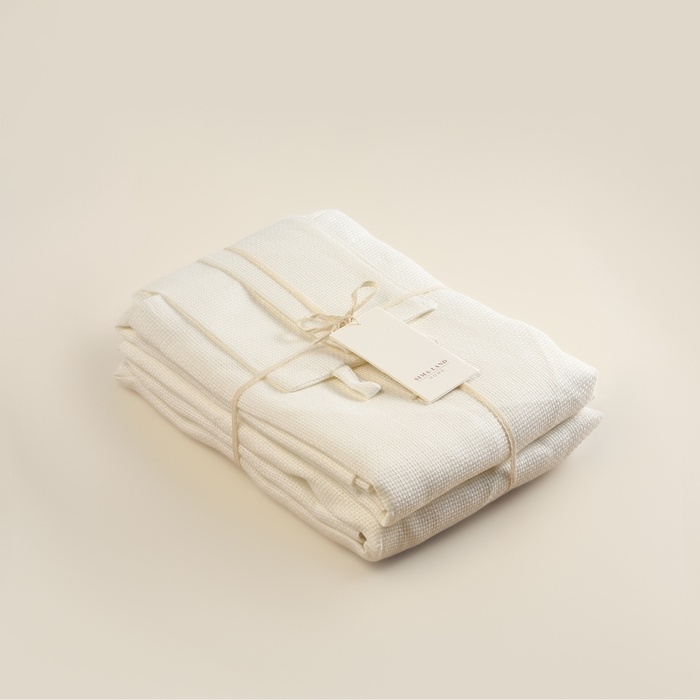 Комплект штор для кухни SL HOME "Facile"  140х180 см-2 шт, подхваты 2 шт, лен 100%,210гр/м2