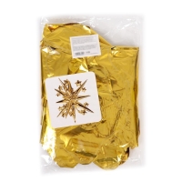 Шар фольгированный 45" &laquo;Звезда объёмная&raquo;, золото, под воздух