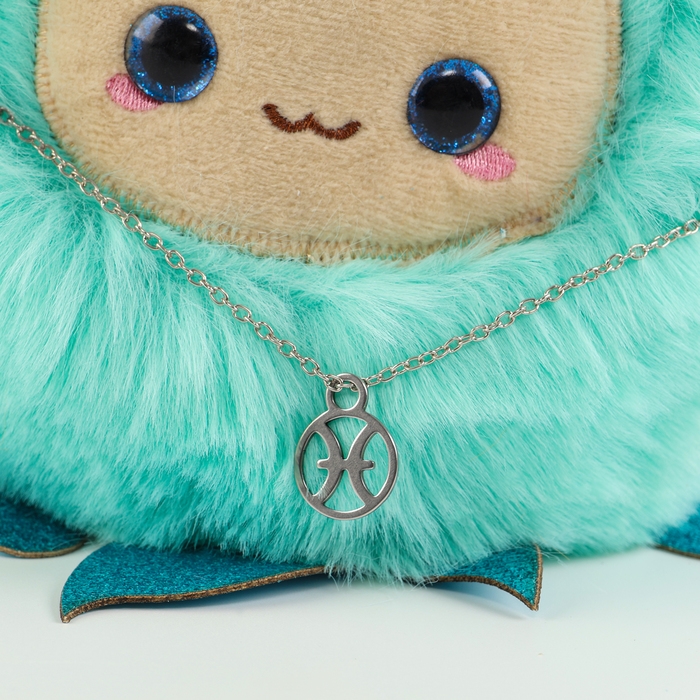 Мягкая игрушка &laquo;Зодиаки: Рыбы&raquo;, с кулоном, 17 см
