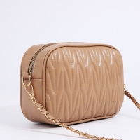 Сумка кросс-боди на молнии, цвет бежевый Сумка кросс-боди на молнии, цвет бежевый