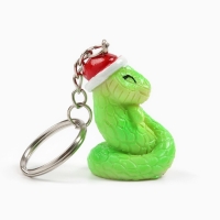 Новогодний брелок для ключей, объемный &laquo;Новый год: Новогодний микс&laquo;Новый год: 5 шт