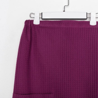 Полотенце банное Этель &laquo;Парео&raquo; с карманом 80*140 см. цв. темная сирень, 100% хл, вафля 240 г/м2