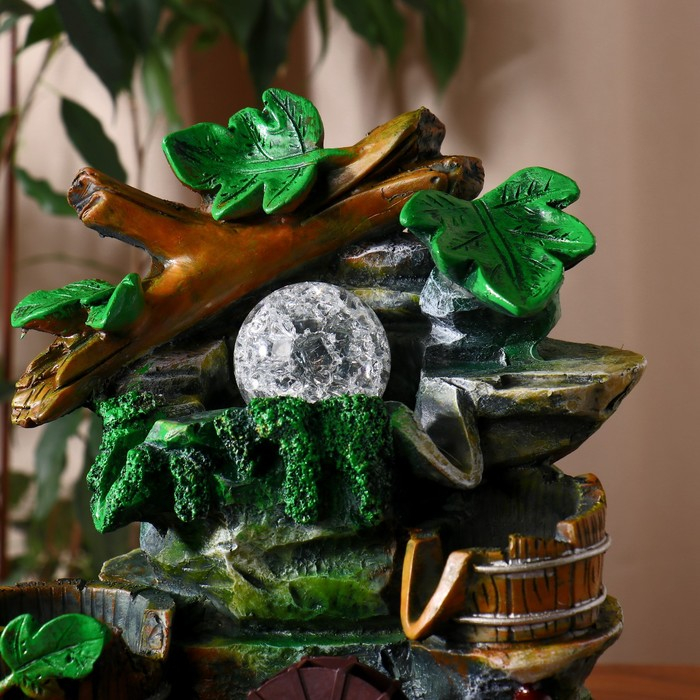 Фонтан Фонтан "Скалистый спуск" 13,5х18х27 см (с подсветкой)