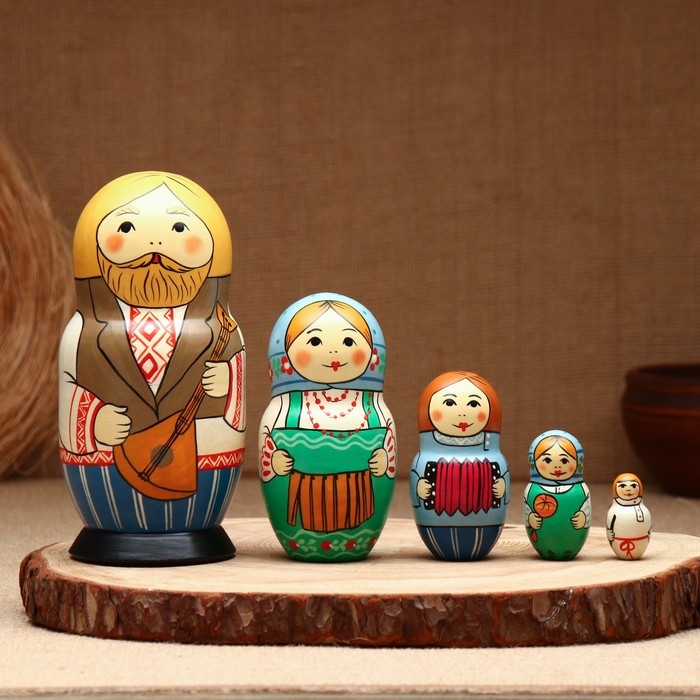 Матрёшка &laquo;Старорусская Матрёшка&raquo;, 5 кукольная, люкс