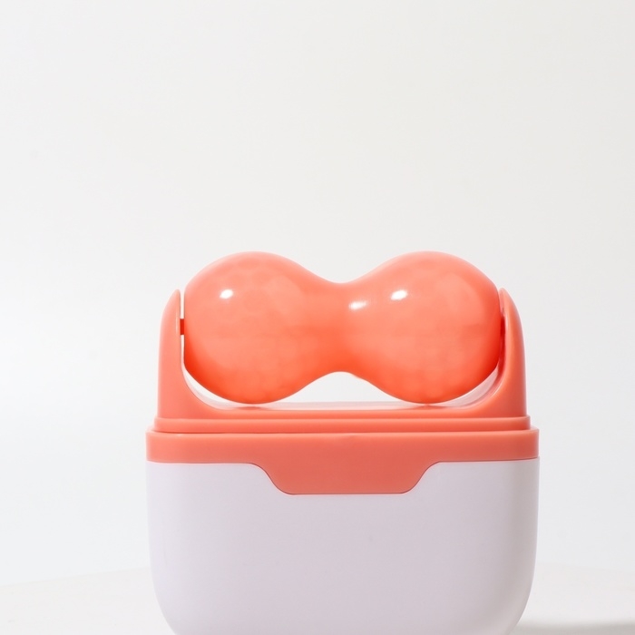 Криомассажёр для лица 2 в 1, 10 × 8 см, цвет бежевый Криомассажёр для лица 2 в 1, 10 × 8 см, цвет бежевый