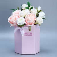 Переноска складная шестигранник &laquo;Самой прекрасной&raquo;, 17 &times; 14,8 &times; 19,5 см