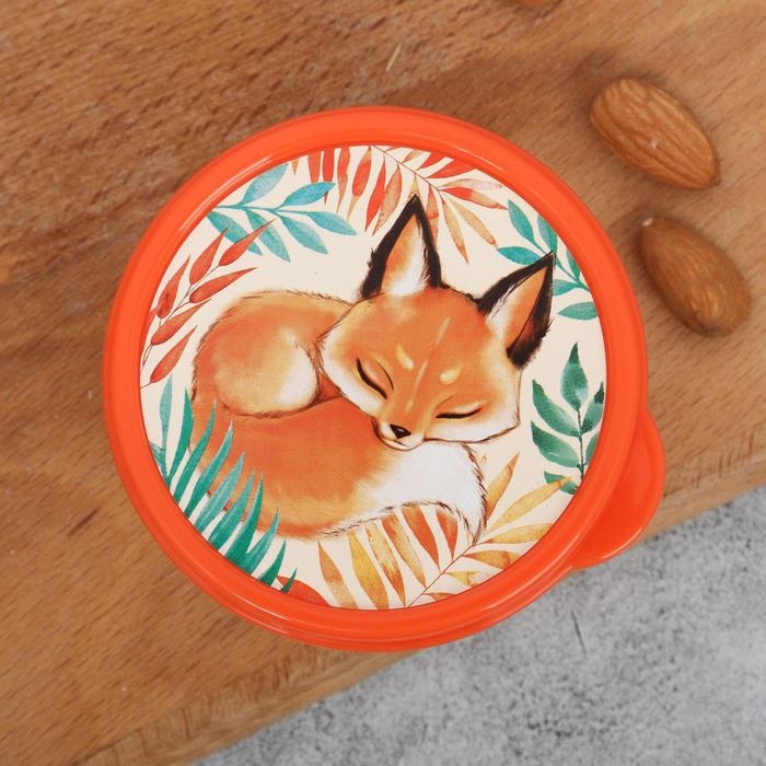Ланч-бокс круглый «Лисичка», 150 мл Ланч-бокс круглый «Лисичка», 150 мл