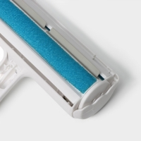 Щётка для удаления волос и шерсти Доляна, 19×18,5×5,5 см, цвет белый Щётка для удаления волос и шерсти Доляна, 19×18,5×5,5 см, цвет белый