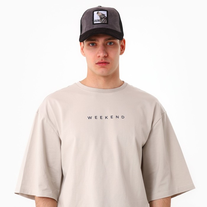 Кепка мужская с сеткой DIGNITY, цвет чёрный, р-р 56 Кепка мужская с сеткой DIGNITY, цвет чёрный, р-р 56