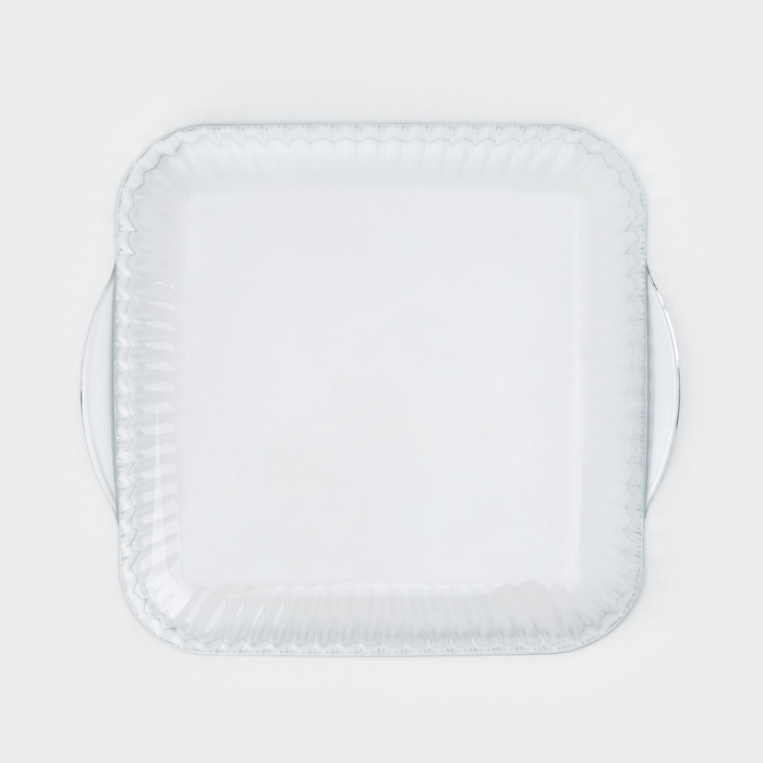 Форма стеклянная для запекания, 3,2 л, 28×28×6 см Форма стеклянная для запекания, 3,2 л, 28×28×6 см