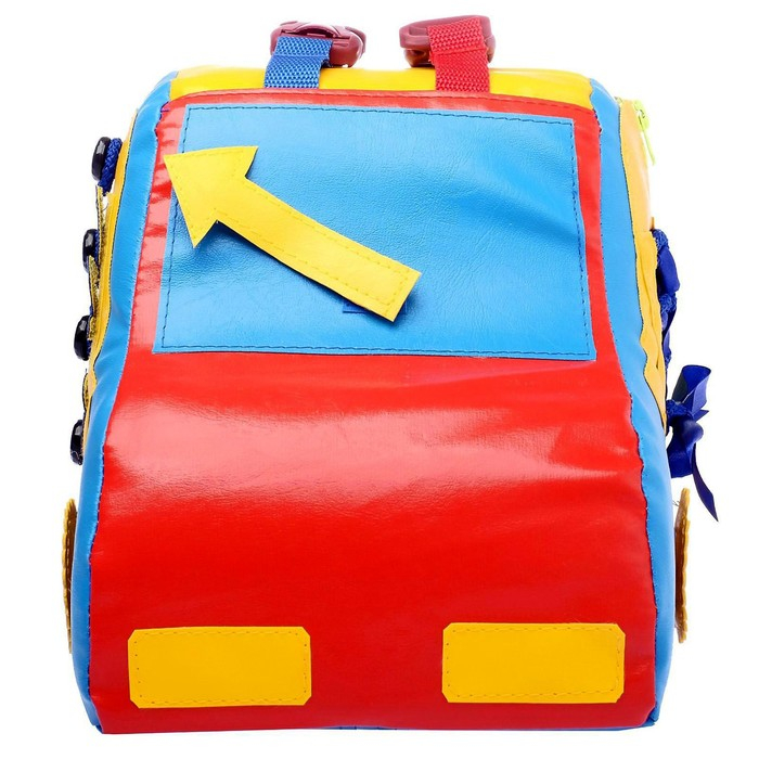 Мягкий модуль тактильный &laquo;Машинка&raquo;, по методике Монтессори