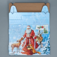 Коробка подарочная новогодняя складная «С новым годом», 33.7 х 25.7 х 7.9 см, Новый год Коробка подарочная новогодняя складная «С новым годом», 33.7 х 25.7 х 7.9 см, Новый год