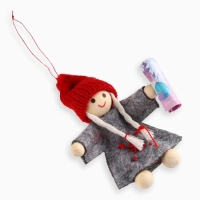 Ёлочная игрушка новогодняя &laquo;Новые возможности&raquo;, на Новый год, 7 х 6 х 3 см