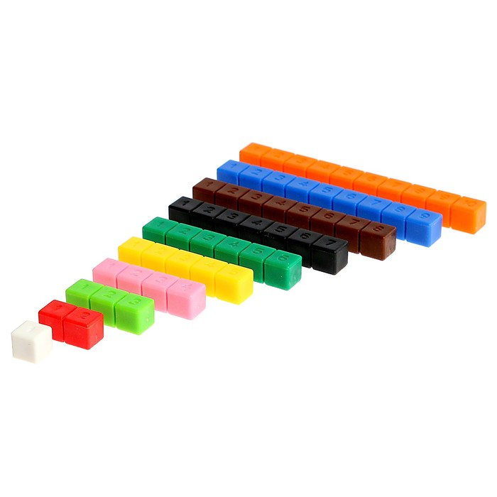 Счётные палочки &laquo;Собери по образцу&raquo;, 32 шт., с карточками, по методике Монтессори