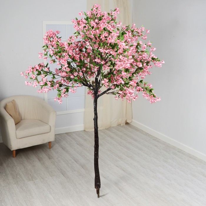 Дерево искусственное "Вейгела люкс" 190 см, микс