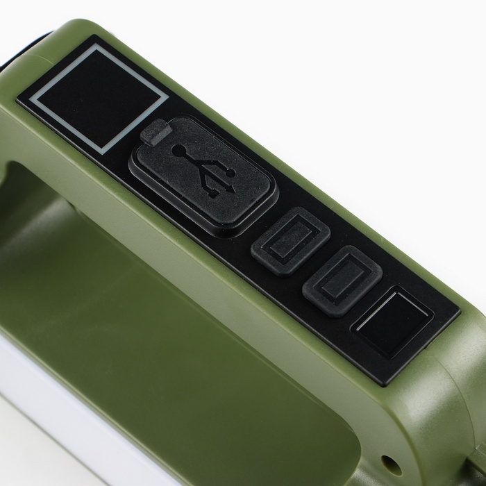 Фонарь светодиодный аккумуляторный ручной, переносной, 5 Вт, 2400 мАч, 22.5 х 7.2 х 10.5 см 107031 Фонарь светодиодный аккумуляторный ручной, переносной, 5 Вт, 2400 мАч, 22.5 х 7.2 х 10.5 см 107031