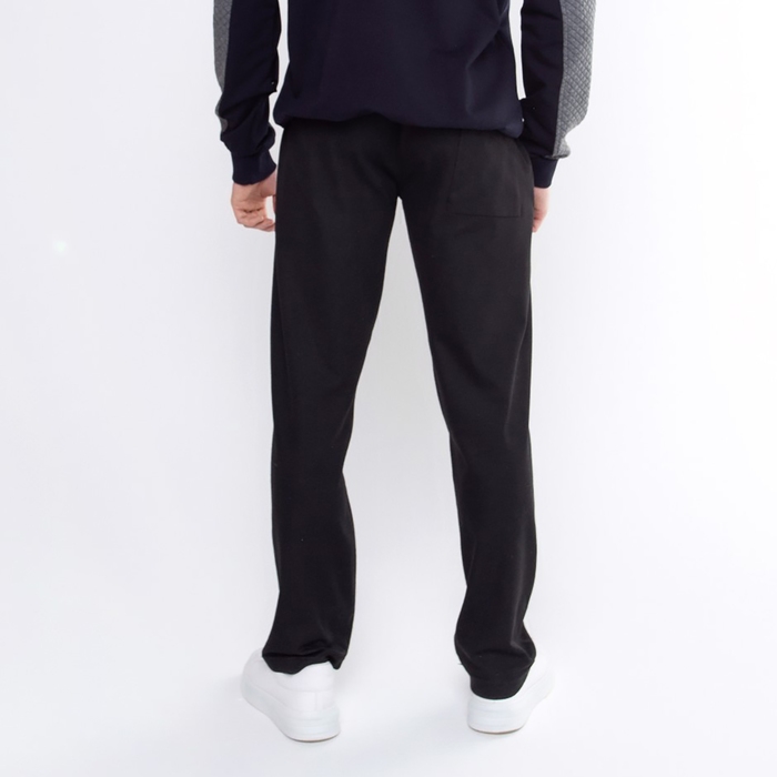 Брюки мужские, цвет черный, размер 54