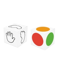 Нейропсихологическая игра &laquo;Ножки-ладошки&raquo;, 39 карт, 2 кубика, 3+