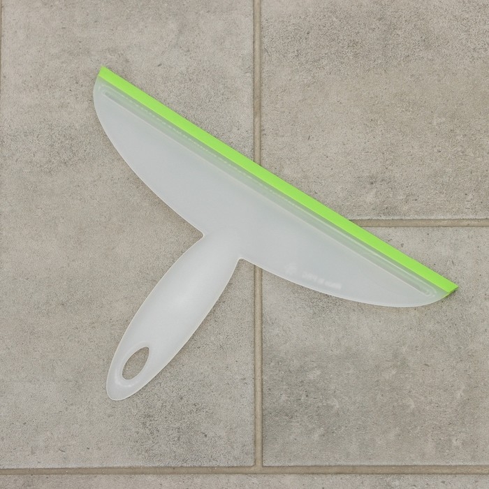 Водосгон Доляна, 24,5×16,5 см, пластиковая ручка, силиконовый сгон Водосгон Доляна, 24,5×16,5 см, пластиковая ручка, силиконовый сгон