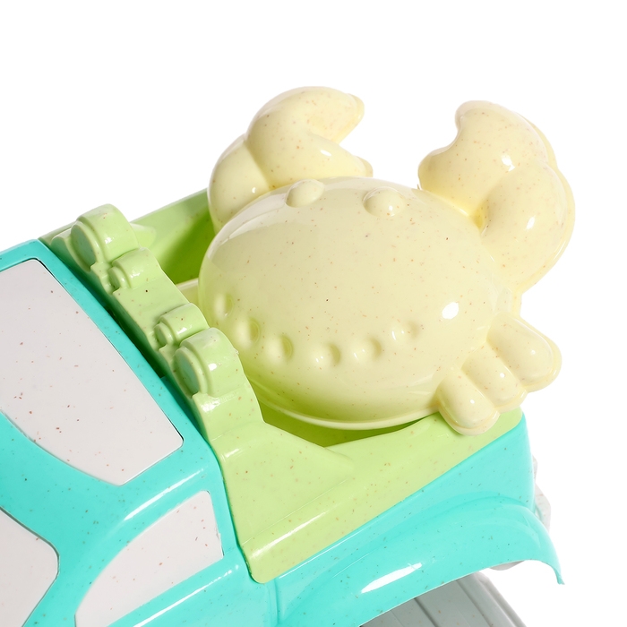 Набор для игры в песке «Джип», 4 предмета Набор для игры в песке «Джип», 4 предмета