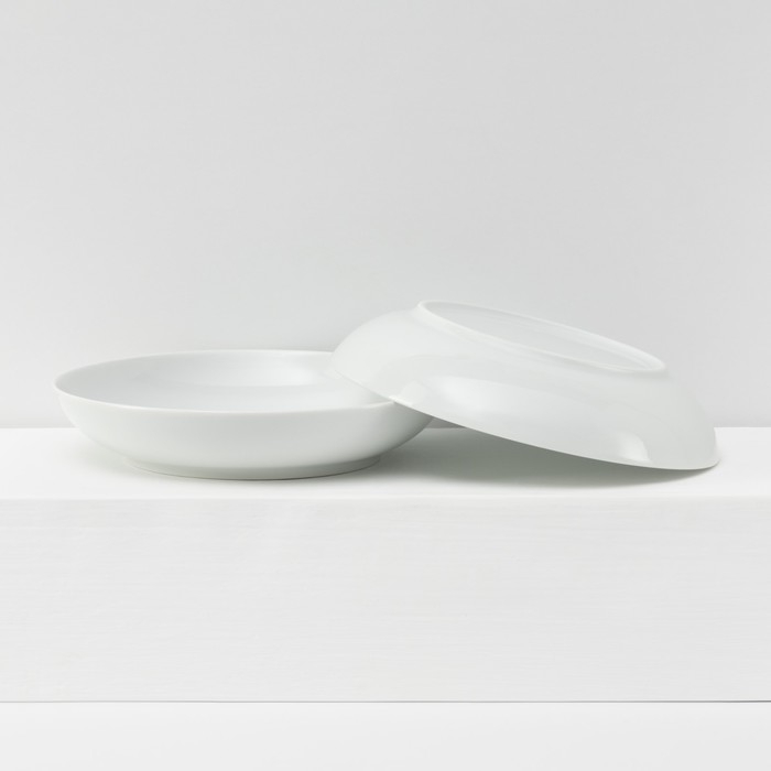 Набор фарфоровой посуды &laquo;Универсальный&raquo;, 12 предметов: тарелка d=20 см, глубокая 600 мл, d=20 см, кружка 350 мл