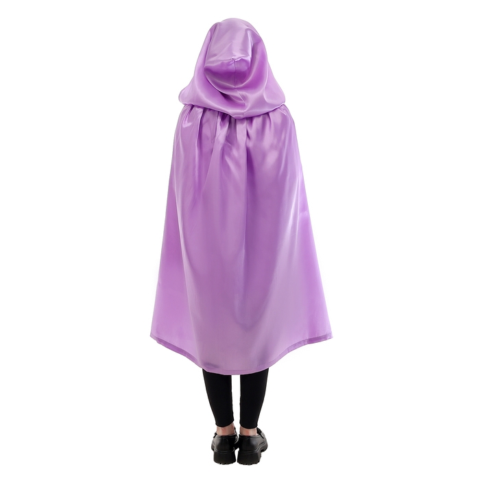 Карнавальный плащ детский,атлас,цвет фиолетовый длина 100см Карнавальный плащ детский,атлас,цвет фиолетовый длина 100см