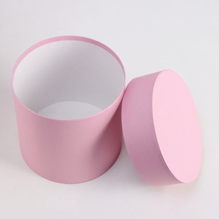 Набор круглых коробок 9 в 1 Пудра,23х23 - 13-13 см Набор круглых коробок 9 в 1 Пудра,23х23 - 13-13 см