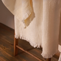 Полотенце вафельное SL HOME: Boho "Айвори" 30х60 см, 100% хлопок, 300 г/м2 Полотенце вафельное SL HOME: Boho "Айвори" 30х60 см, 100% хлопок, 300 г/м2