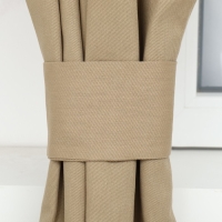 Комплект штор д/кухни с подхватами Этель Kitchen, цв. бежевый, 150х180 см - 2 шт