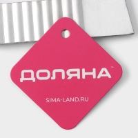 Нож для фигурной резки Доляна &laquo;Универсал&raquo;, 12&times;8,5 см, цвет красный