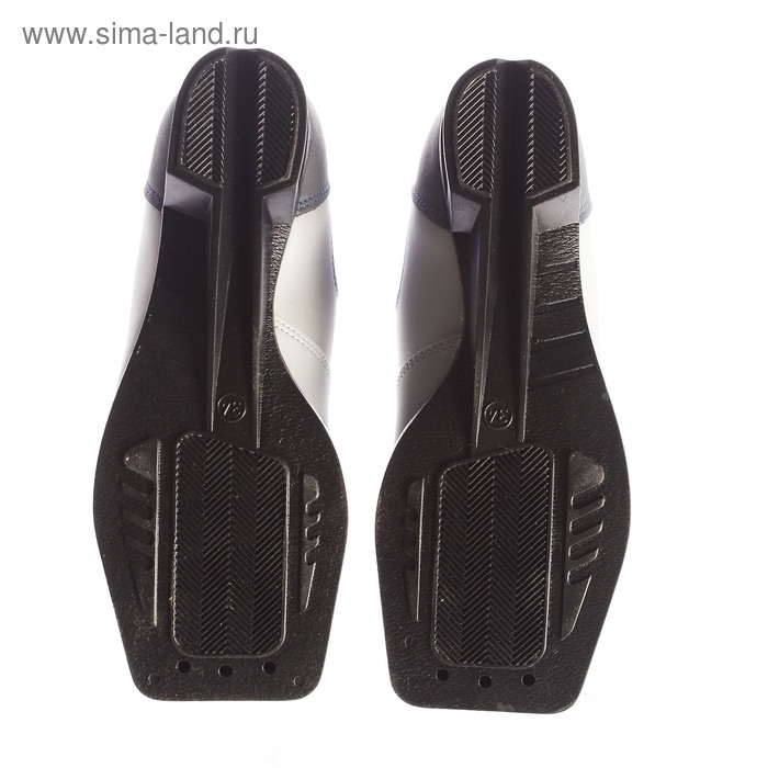 Ботинки лыжные Spine Nordik 43/2, NN75, р. 30, цвет серебристый, лого красный Ботинки лыжные Spine Nordik 43/2, NN75, р. 30, цвет серебристый, лого красный