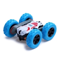 Машина-перевёртыш радиоуправляемая «Трюкач», работает от аккумулятора, цвет синий Машина-перевёртыш радиоуправляемая «Трюкач», работает от аккумулятора, цвет синий