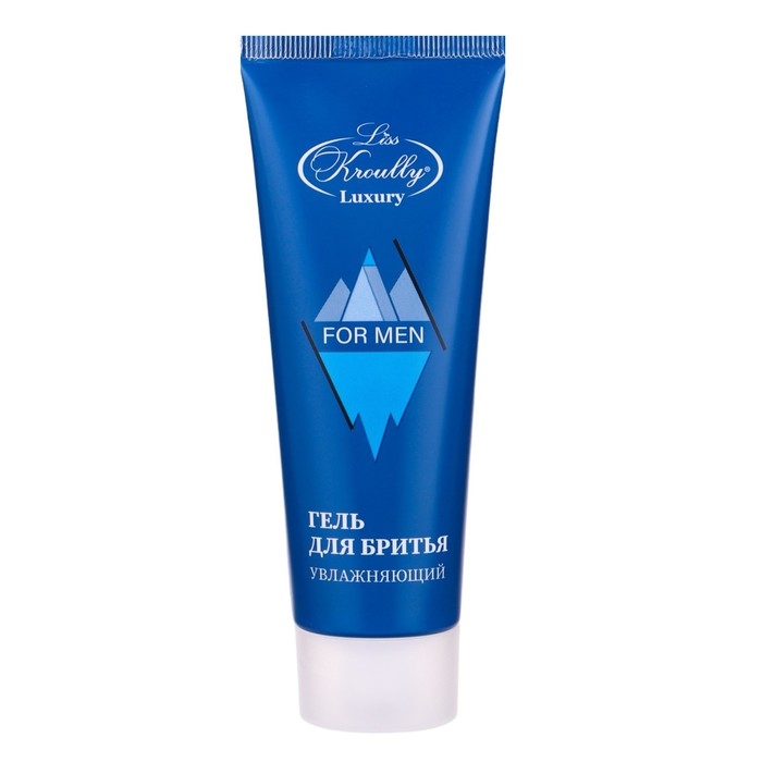 Подарочный набор косметики мужской Liss Kroully: гель для бритья, 75 мл + крем после бритья, 75 мл