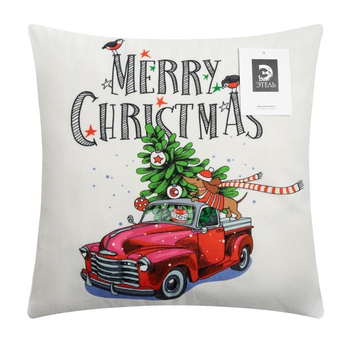 Чехол на подушку Этель &laquo;Счастливого Рождества!&raquo; 40 х 40 см, 100% п/э