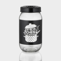 Банка стеклянная для сыпучих продуктов «Кухня», 1 л Банка стеклянная для сыпучих продуктов «Кухня», 1 л