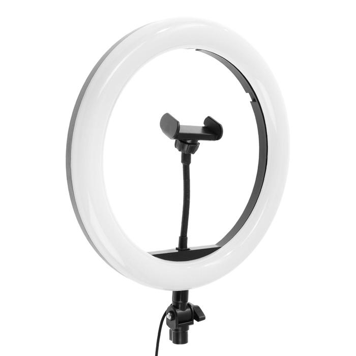 Светодиодная кольцевая лампа M33, лампа 32 см, 10 Вт, чёрная