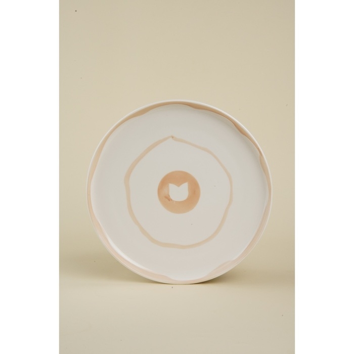 Тарелка фарфоровая обеденная SL Home &laquo;Гато&raquo;, d=28 см, цвет белый