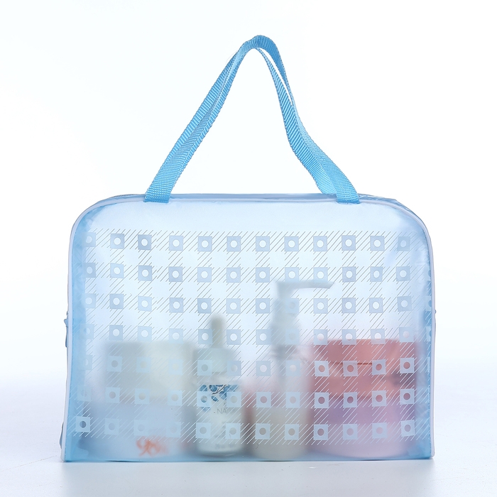 Косметичка на молнии, цвет голубой Косметичка на молнии, цвет голубой