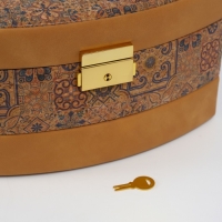 Шкатулка кожзам для украшений "Марокканская плитка" пробка 16,5х22,5х13,5 см Шкатулка кожзам для украшений "Марокканская плитка" пробка 16,5х22,5х13,5 см