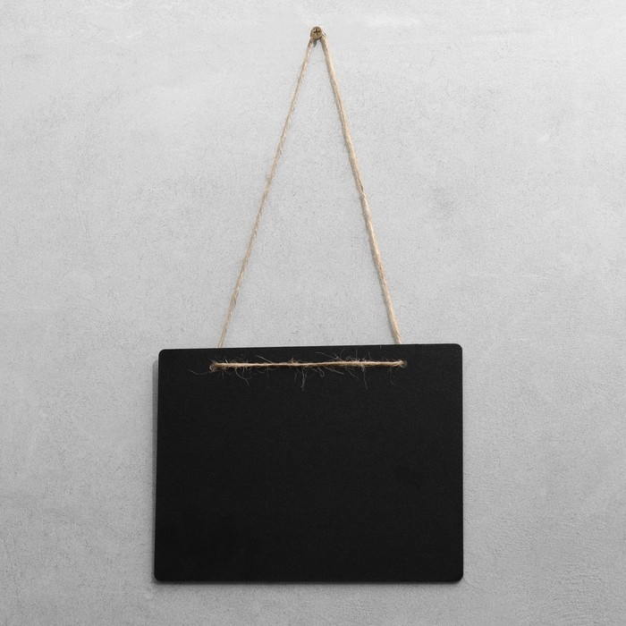 Ценник для надписей меловым маркером, 20×15 см, цвет чёрный Ценник для надписей меловым маркером, 20×15 см, цвет чёрный