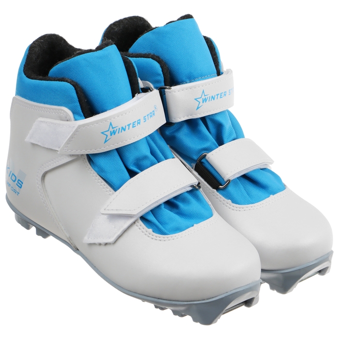 Ботинки лыжные детские Winter Star comfort kids, NNN, р. 36, цвет белый/голубой Ботинки лыжные детские Winter Star comfort kids, NNN, р. 36, цвет белый/голубой