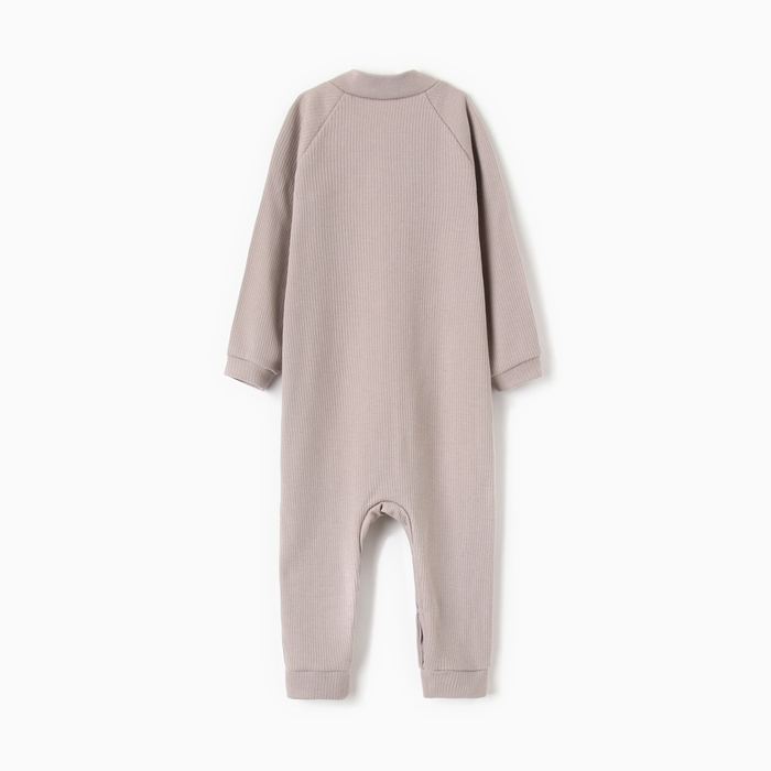 Комбинезон детский с открытыми ножками, цвет серый, рост 74