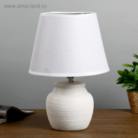 Лампа настольная "Авейро" 1х40Вт Е27 белый 22х22х32 см RISALUX
