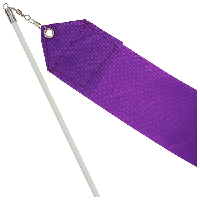 Лента для художественной гимнастики с палочкой Grace Dance, 2 м, цвет фиолетовый Лента для художественной гимнастики с палочкой Grace Dance, 2 м, цвет фиолетовый