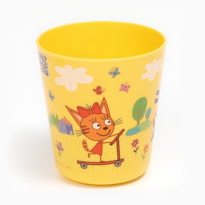 Набор детской посуды ТРИ КОТА &laquo;Обучайка&raquo;, (тарелка, миска, стакан, ложка)