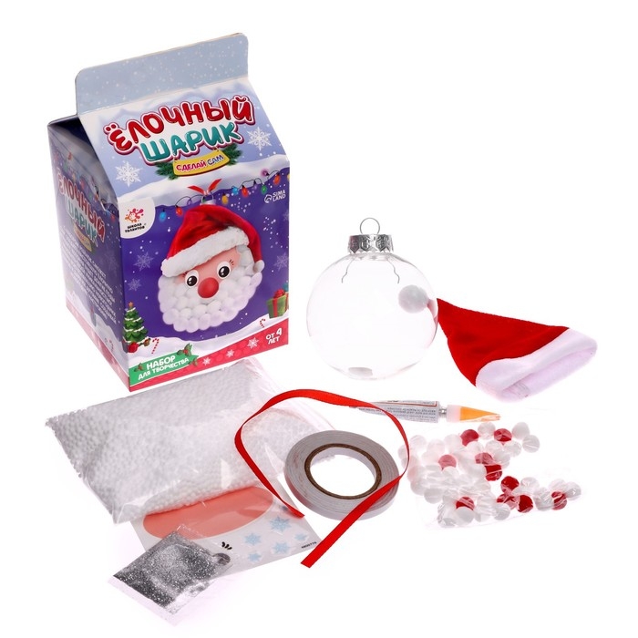 Набор для творчества &laquo;Украшаем новогодний шар: Дед Мороз&raquo;