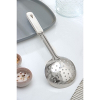 Шумовка из нержавеющей стали Доляна &laquo;Соната&raquo;, h=34 см, цвет серебряный